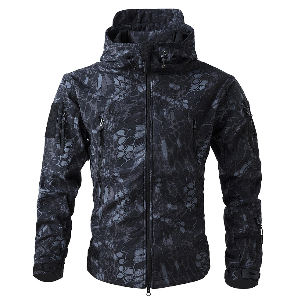 Men's 3-in-1 Breathable Windproof Camouflage Outdoor Jacket_voghion.com