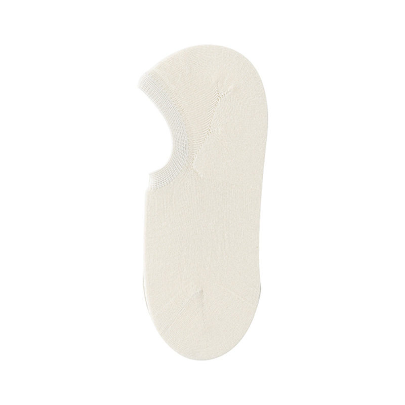 Zhuji 靴下女性の夏薄い純粋な綿の靴下 10A グレード抗菌滑り止め落下防止浅い口見えないボートソックス女性のための