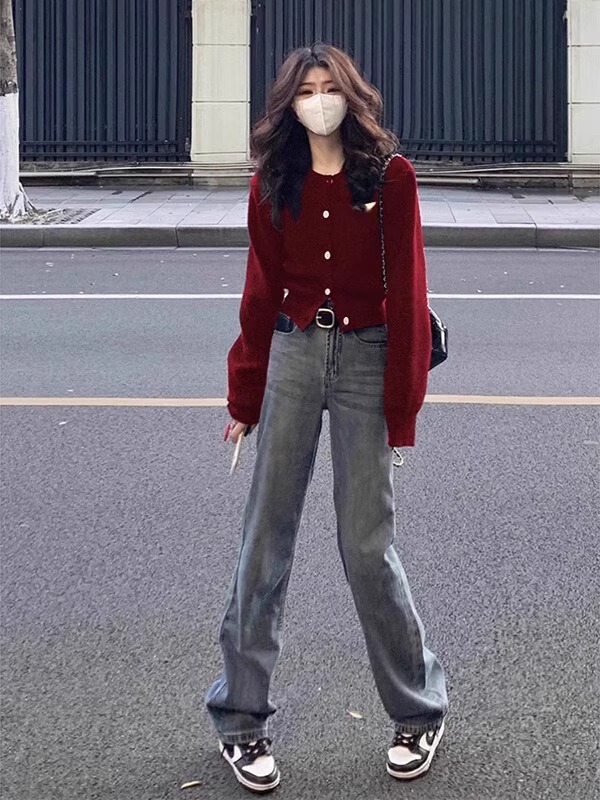 法式高级感开衫毛衣短款外套女2025春秋季新款设计感别致针织上衣|undefined
