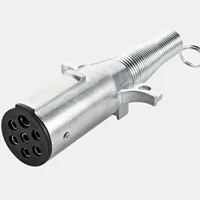 TM6018 7-жильный алюминиевый разъем 24 В/N, разъем для прицепа, ПВХ, европейский автофургон