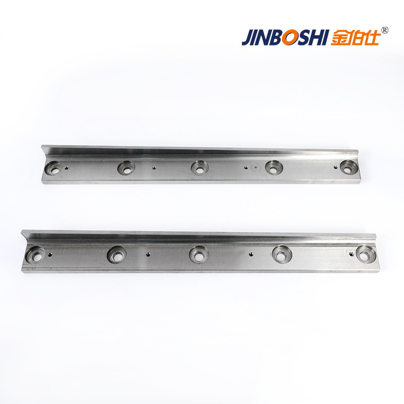 钨钢合金导轨条 硬质合金异形条 L型带沉孔精密异型合金条