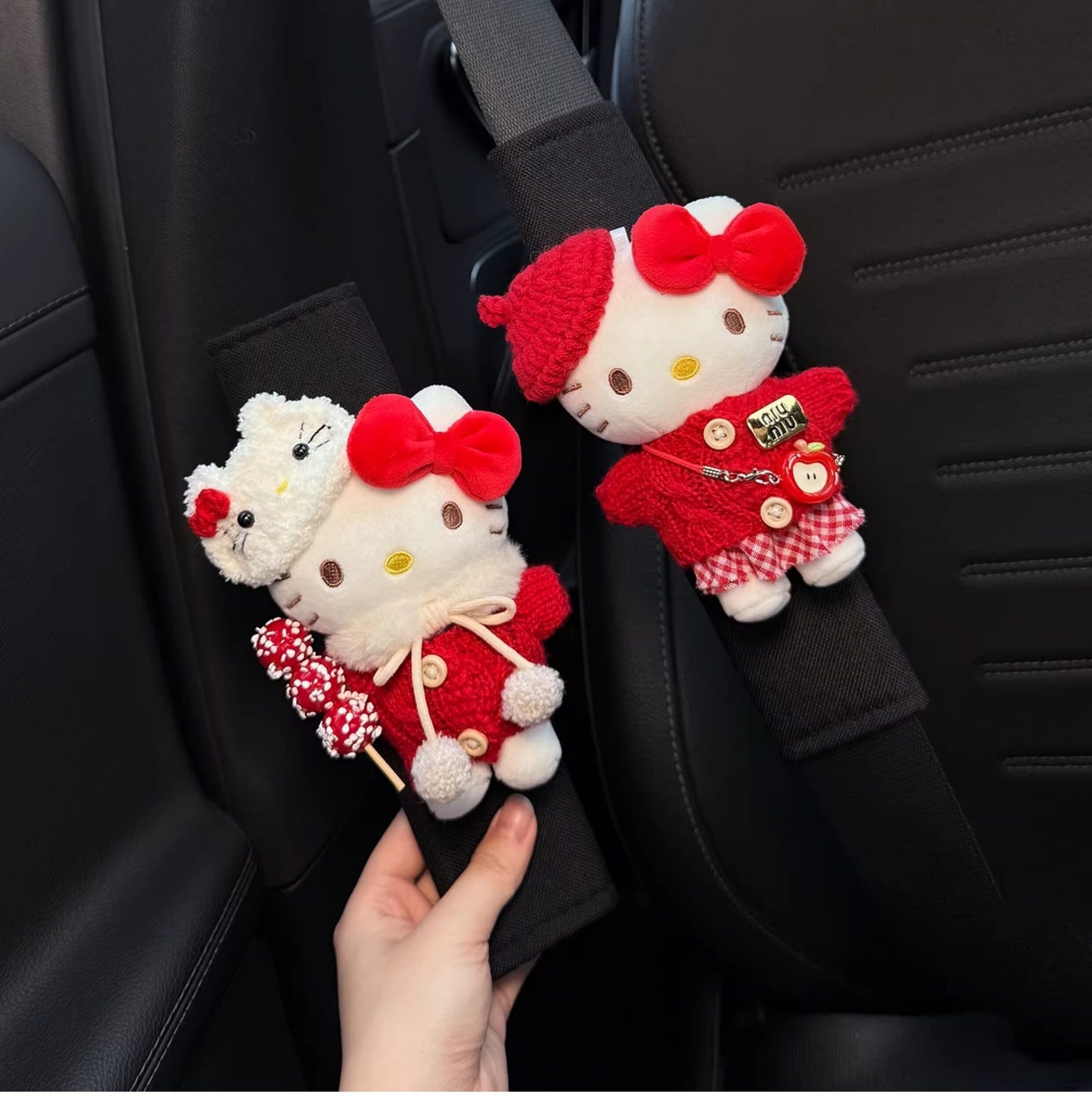 2026 New Model Car Seatbelt Shoulder Pads, Car Interior Seatbelt Decoration, Anti-Wear Clothing, Couple Set for Women