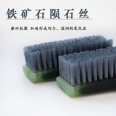 铁矿石陨石丝5排超长硅胶手柄文玩刷核桃菩提清理包浆上色工具刷