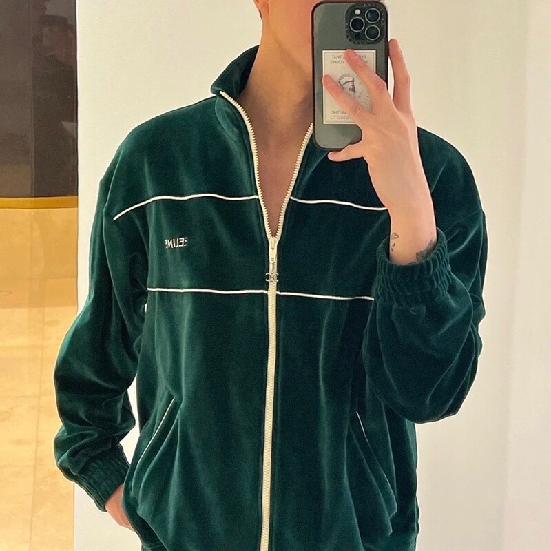 < Correct Version in Stock > Ce Letter Embroidered Sports Zipper Casual Jacket < Correct Version in Stock > Ce Letter Embroidered Sports Zipper Casual Jacket