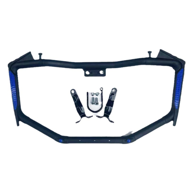Parachoques plástico de acero adecuado para 125150 parachoques universal accesorios de modificación de motocicleta parachoques de seguridad anticolisión resistente a la caída