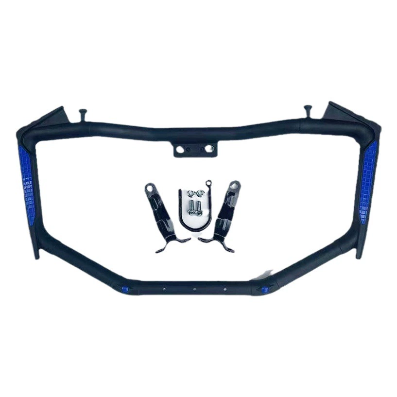 Бампер из пластиковой стали подходит для 125150 универсальной защиты от столкновений, мотоцикл, модифицированные аксессуары, защита от падения, защита от столкновений