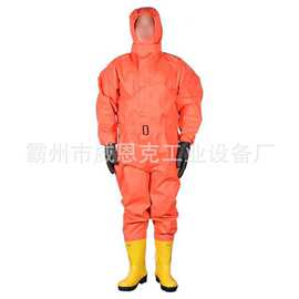 连体耐磨二级化学防护服 日常化工巡检防化全身安全防护衣物