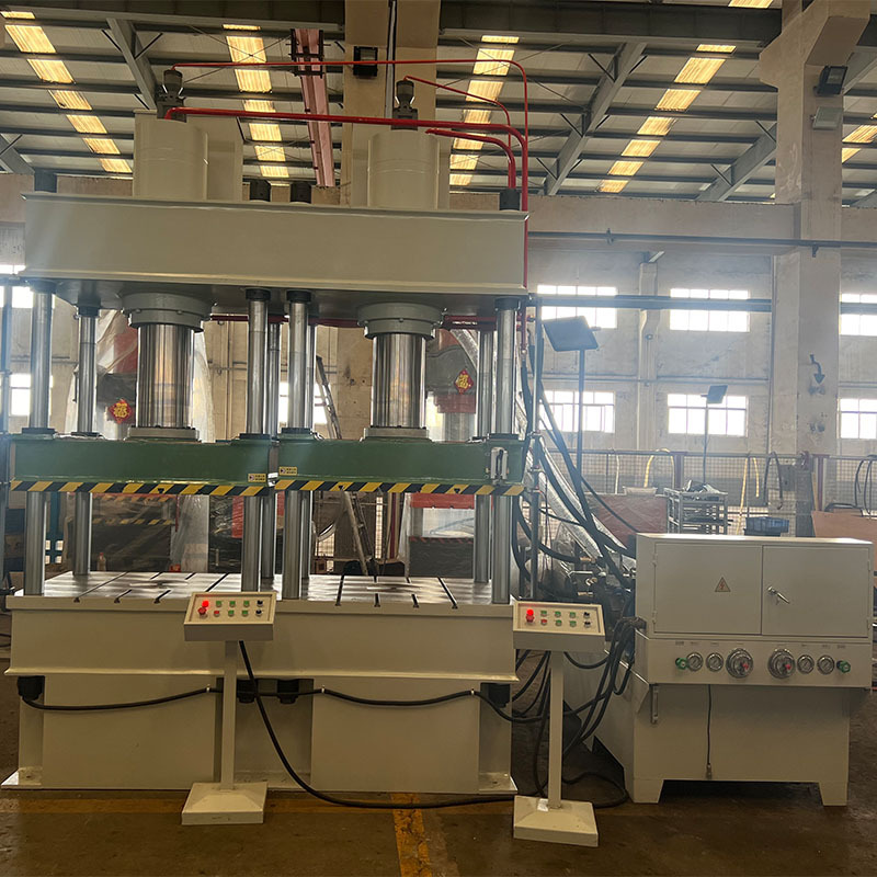 200T四柱双连液压机 漏粪板压制油压机 复合井盖树脂成型压力机