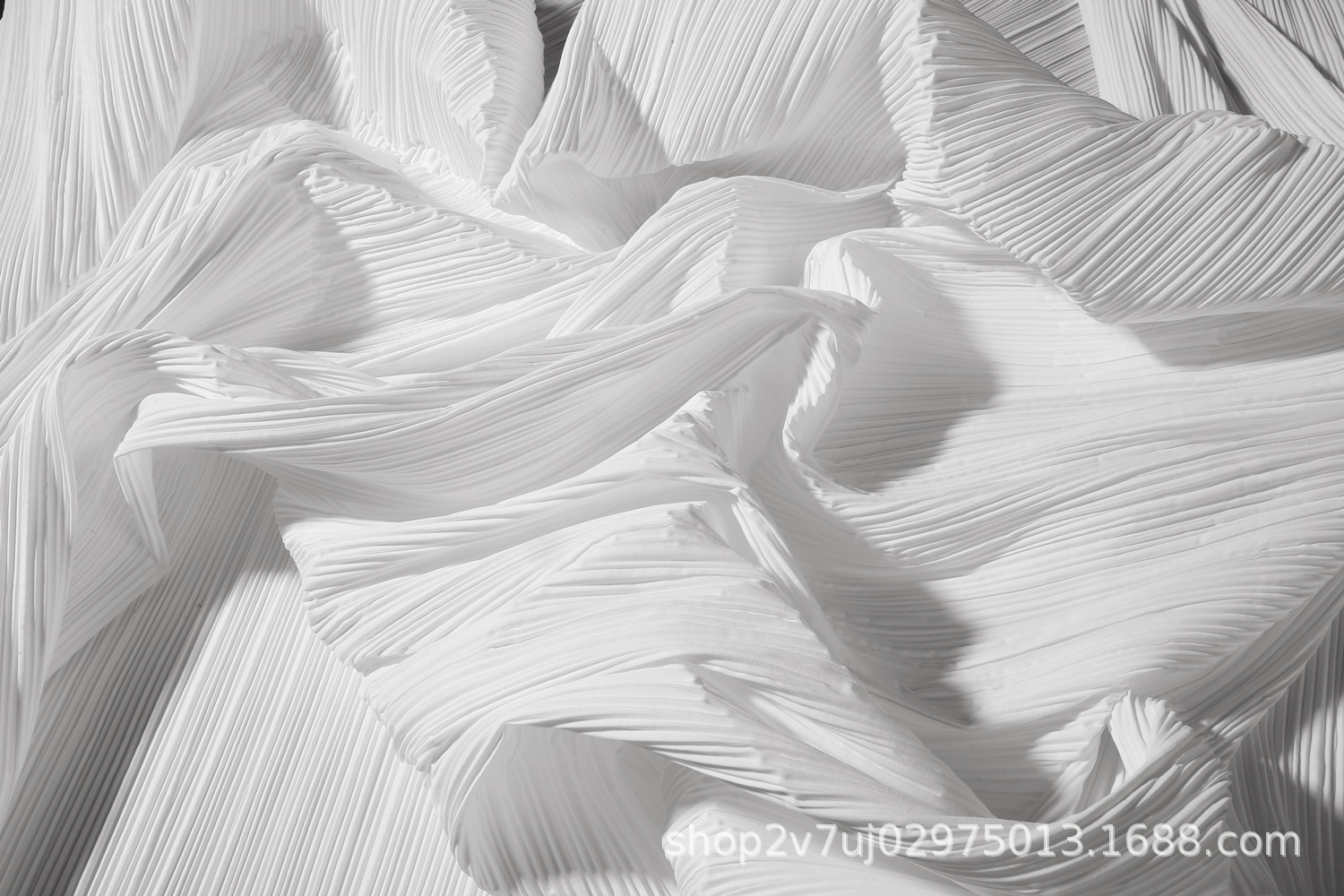 三宅一生シワ生地布地diy三宅一生背景装饰画圧シワ生地レモン布坊