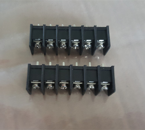 厂家大量销售MF-45C-9.5间距黑色一体式2P-12P现货栅栏式端子