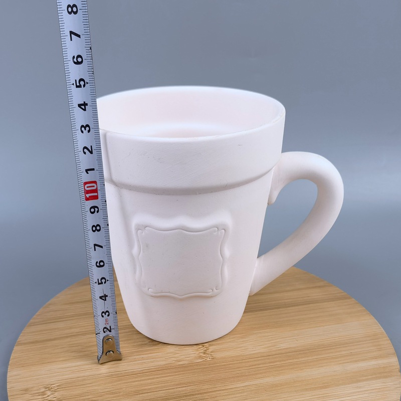Taza pintada de bricolaje, taza pintada, pintura, cerámica, barra de cerámica, color bajo vidriado, barro blanco alto, temperatura media