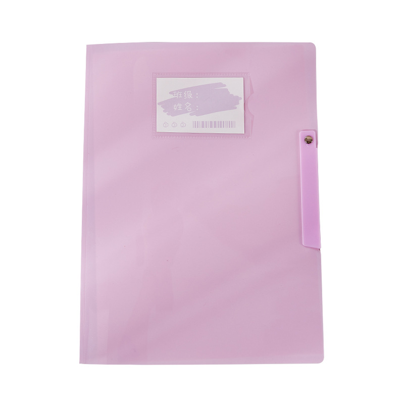 Carpeta de paleta de verano de alto valor Nueva carpeta de archivos de oficina Carpeta de almacenamiento de papel de prueba para estudiantes de secundaria y preparatoria