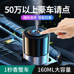 車用自動霧化加湿器自動車知能香水スプレー星空頂消臭アロママシン