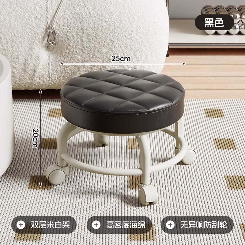 질감 있는 블랙 [두꺼워진 시트 쿠션] 이중 바닥 프레임 저소음 도르래 고품질 [업그레이드된 두꺼워진 시트 쿠션] 3년 보증