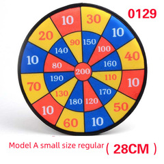 36CM Self-Adhesive Dartboard Set with Fabric Surface, Plastic Dartboard, Felt Dart, and Dart Balls