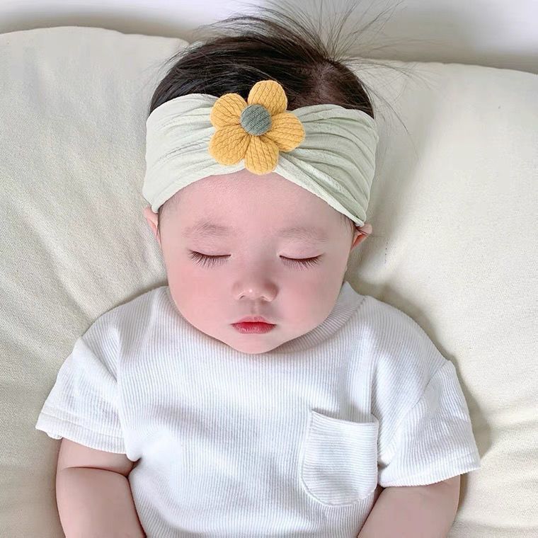 Baby headbands for protecting fontanelle, spring and autumn newborn baby boys and girls headwear, infant hair bands for summer