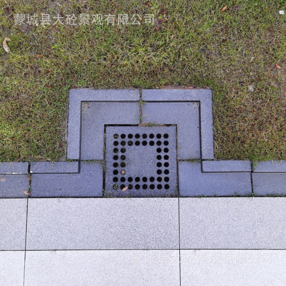 仿芝麻黑PC砖成品PC排水沟下水方案B