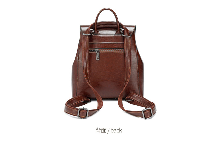 Agent Partnership 2026 New Ladies Backpack Genuine Leather Multi-functional Backpack Guangzhou Wholesale