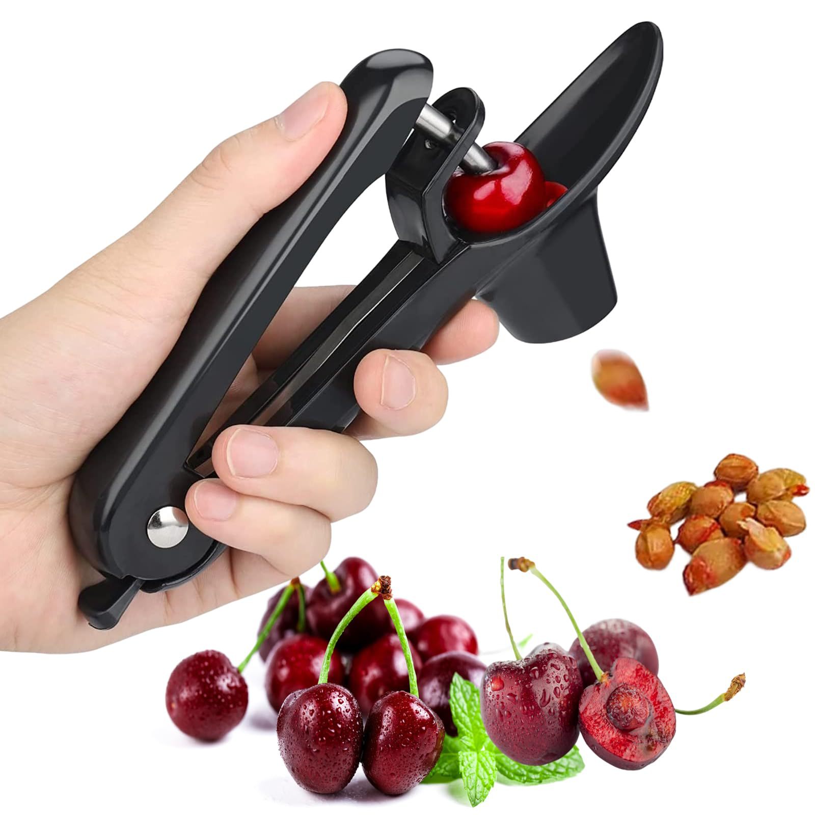 Portable Cherry Corer Fruit Piper Remover Kitchen Gadget