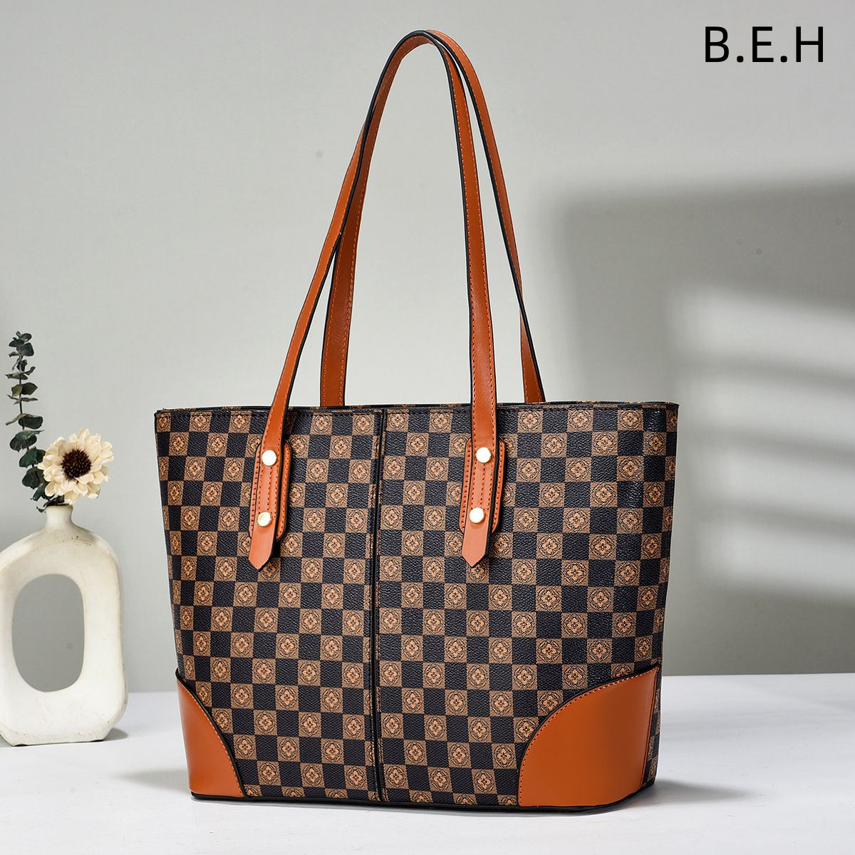 Bolsa de mano, bolso de hombro, bolso de brazo, bolso de flor retro, bolso de mujer, bolso de comercio exterior, bolsos BEH