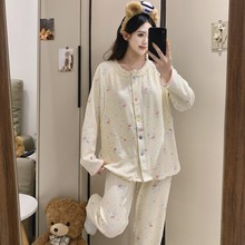 秋冬保暖羊绒月子服德绒棉质哺乳衣产后住院服家居孕妇睡衣产检衣