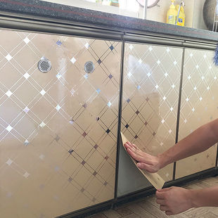 Furniture Renovation Stickers, Cabinet Paint, Wardrobe Film, Desktop Color Change, Cabinet Door Self-Adhesive Kitchen Thickening, Factory Direct Sale