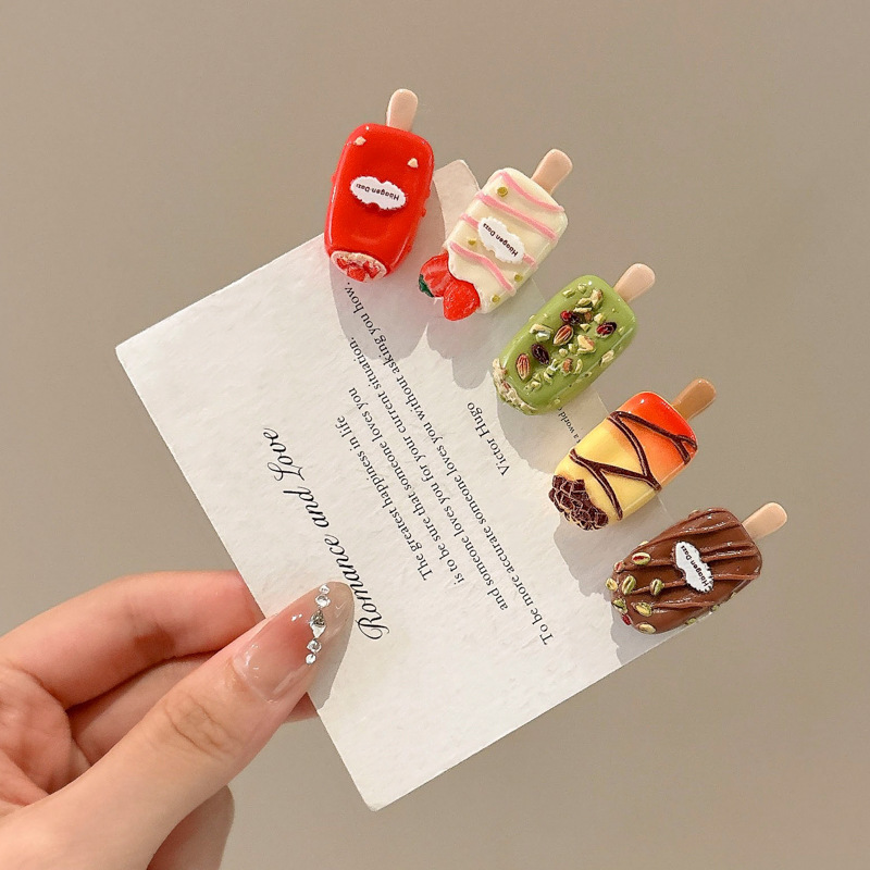 Clips de pelo de color gelatina dulce coreano otoño y invierno estilo francés pestaña estilo de cabello temperamento universal clips de cabello elegante accesorios de cabello