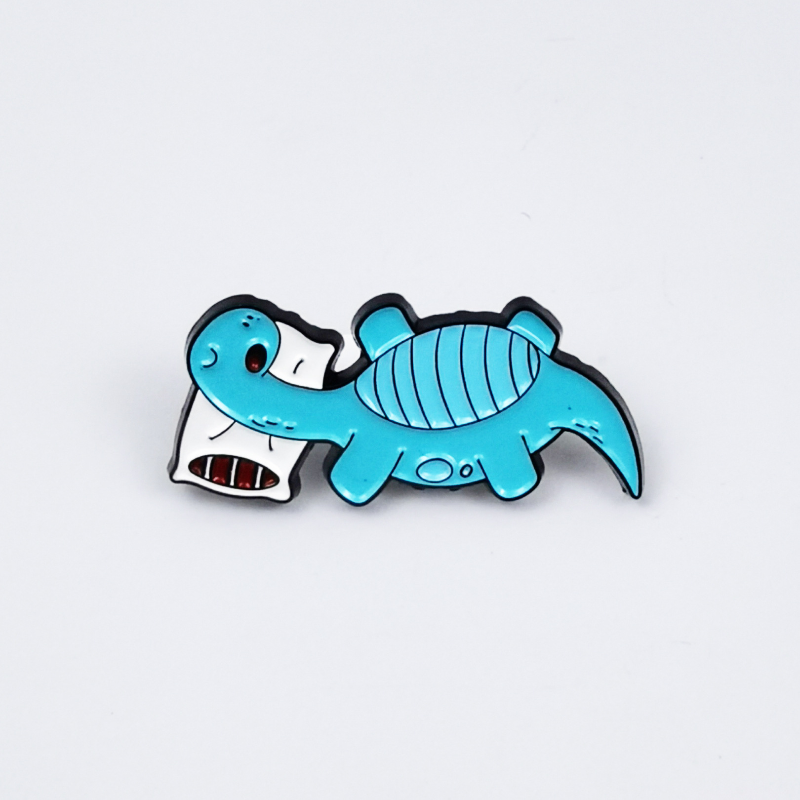 Lindo y lindo broche de dinosaurio pequeño, personalidad, estilo de dibujos animados, accesorios de mochila, accesorios de insignia de aleación de aceite de goteo de alfiler image 10