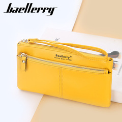 New Women's Long Wallet BAELLERRY Korean Style Touch Screen Zipper Phone Bag Handbag Wholesale