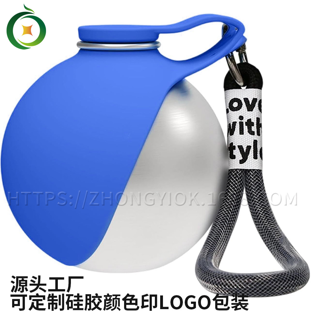 Cerveza de acero inoxidable para mascotas plegable cerveza de silicona para perros y gatos alimentadores de agua al aire libre cerveza de agua portátil para pasear perros