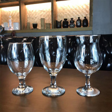 比利时精酿啤酒杯 玻璃杯 高脚杯 大肚杯白熊史熊督威杯370-500ml