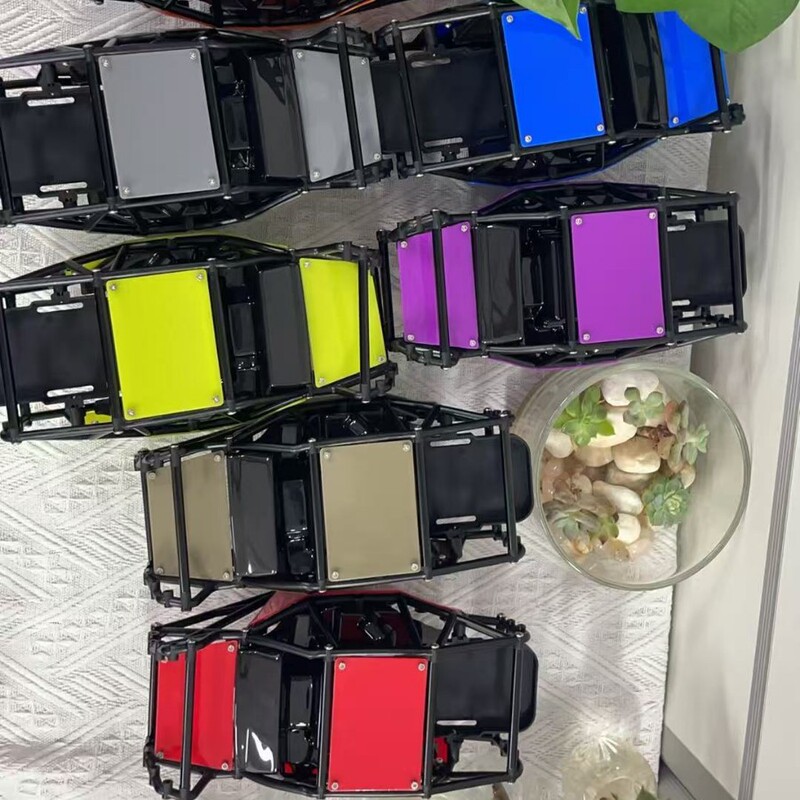 Rock Off-Road Vehicle Cage Pig Cage Frame Nylon Model for 1/10 Rc Crawler Scx10 90046