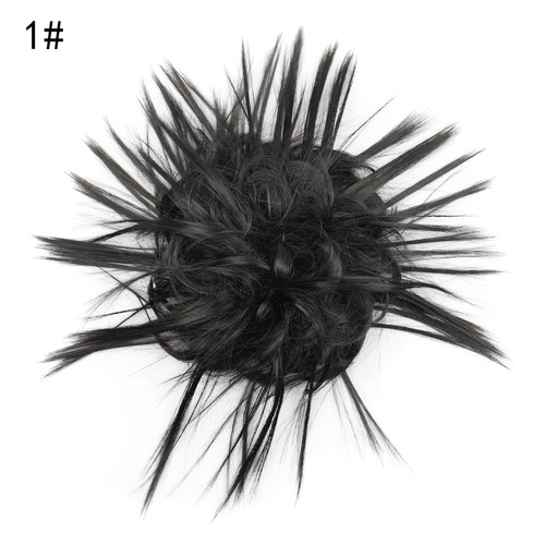 European and American personalized messy chicken tail hair ties, wig curls, fluffy wig hair ties, chicken tail curls