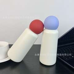 新しい 316 ステンレス鋼魔法瓶カップクリエイティブかわいい子供のボール赤い鼻ポケットカップ屋外タンブラー