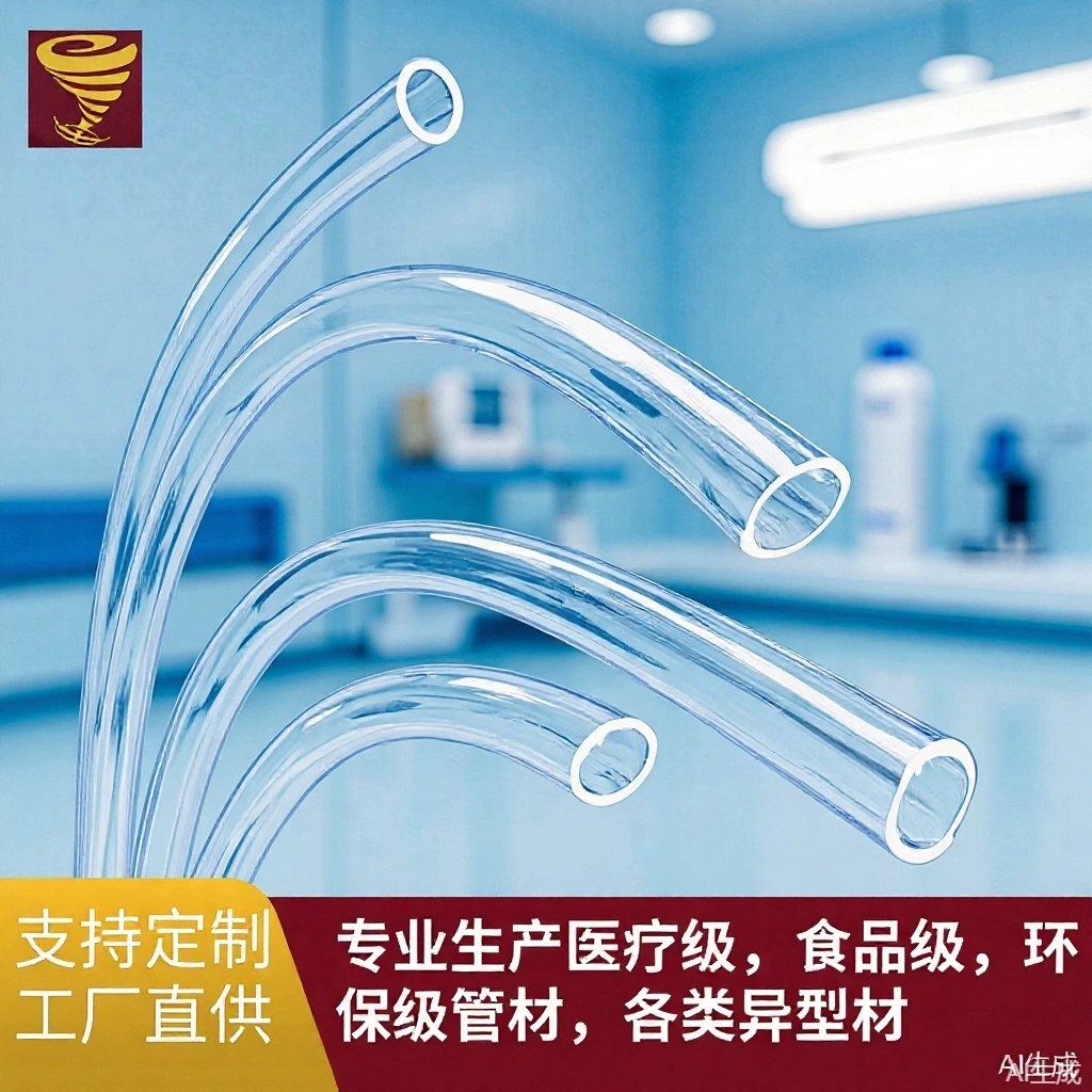 Заводская поставка экологически чистой безвкусной трубы из ПВХ прозрачная морозостойкая труба из ПВХ шланг плоская водопроводная труба пищевая пластиковая полиэтиленовая труба