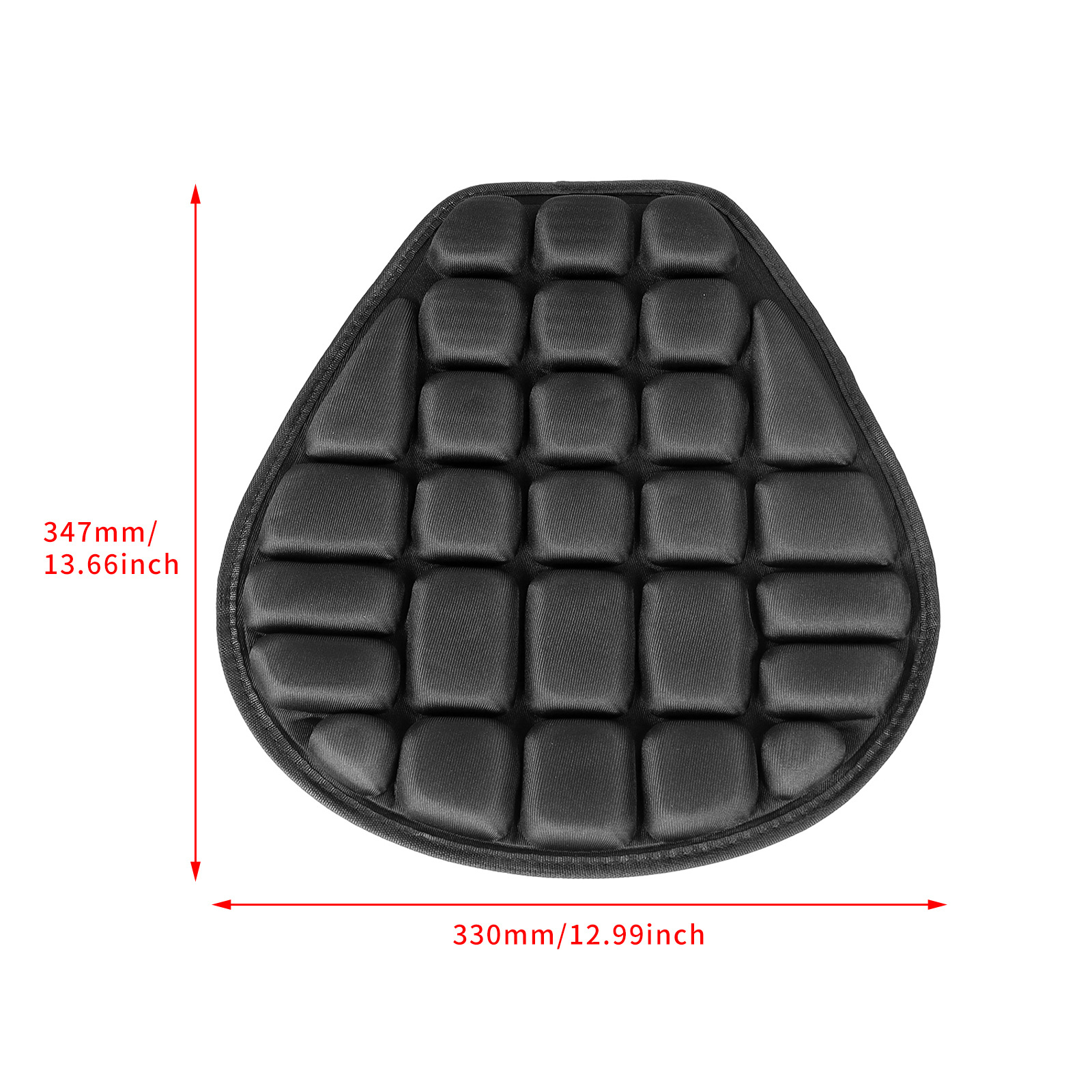 Motorcycle Seat Cushion, Waterproof, Sun-Proof, Shock-Absorbing, Heat-Dissipating, Breathable, Thickened, Soft and Elastic, Suitable for Motorcycle Riders and Electric Scooters