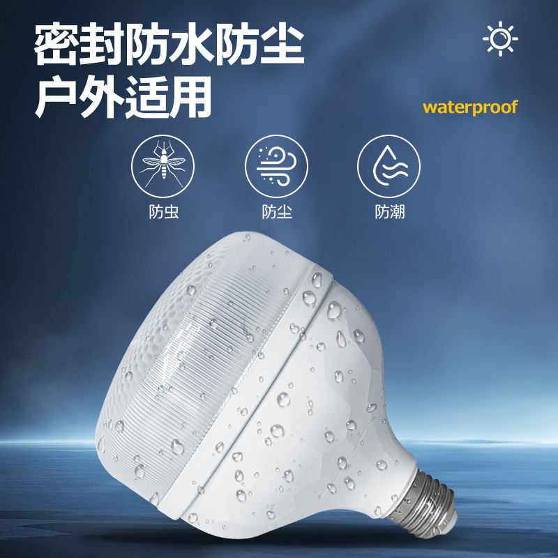 Lámpara LED personalizada cubierta transparente lámpara de lámpara de aluminio plástico de ahorro de energía iluminación doméstica luz blanca corriente constante e27 lámpara de tornillo