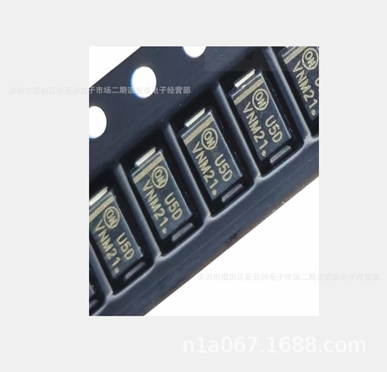 超快恢复贴片 MURA220T3G DO-214AC MURA220 二极管SMA 丝印U5D