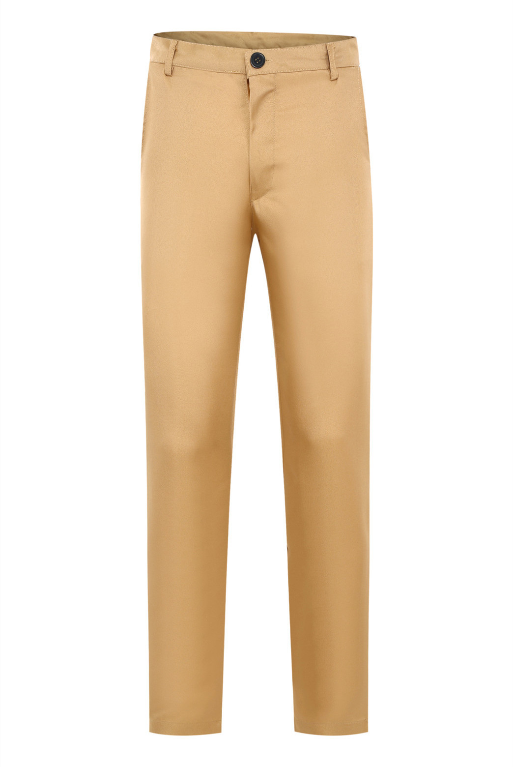 Primavera nuevos pantalones casuales sueltos rectos de los hombres de negocios primavera y otoño de los hombres de color sólido pantalones de traje casual pantalones de los hombres image 11