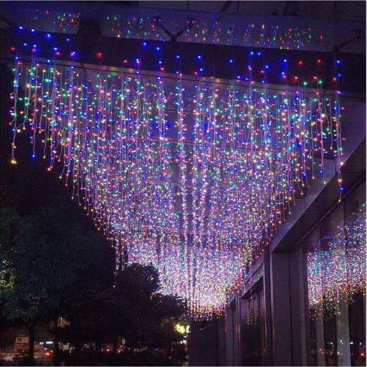 LED冰条灯窗帘灯 满天星彩灯串灯户外亮化工程防水灯市场婚庆装饰|undefined