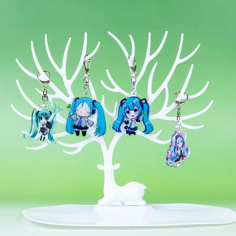 单双层周边动漫明星亚克力挂件钥匙扣定制 亚克力卡通钥匙扣定制