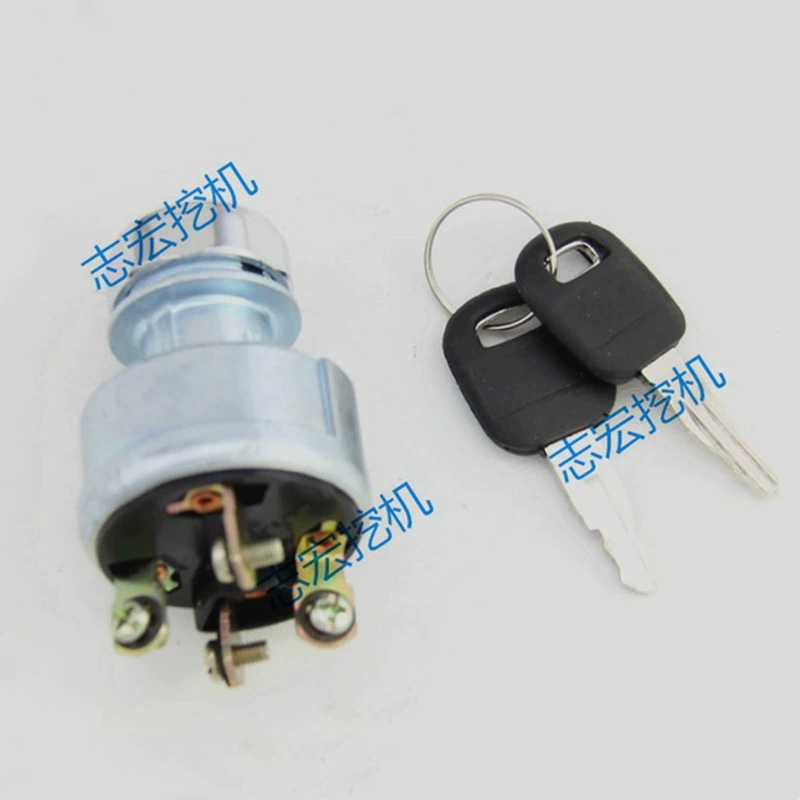 Аксессуары для экскаватора, подходящие для экскаватора Carter CAT320 4 четырехпроводной переключатель зажигания, Электрический дверной замок