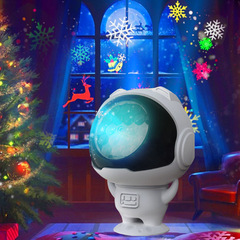 クロスボーダー宇宙飛行士16図クリスマス図案灯雪花炎水波紋灯ハロウィーン水晶魔球舞台ランプ