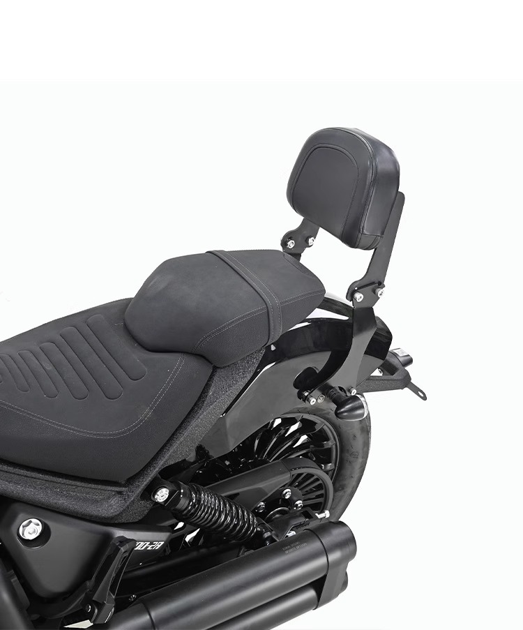 Muscle car Wolf applicable to Benda black flag 500 backrest tail shelf rear tail frame tail wing multifunctional folding backrest modification