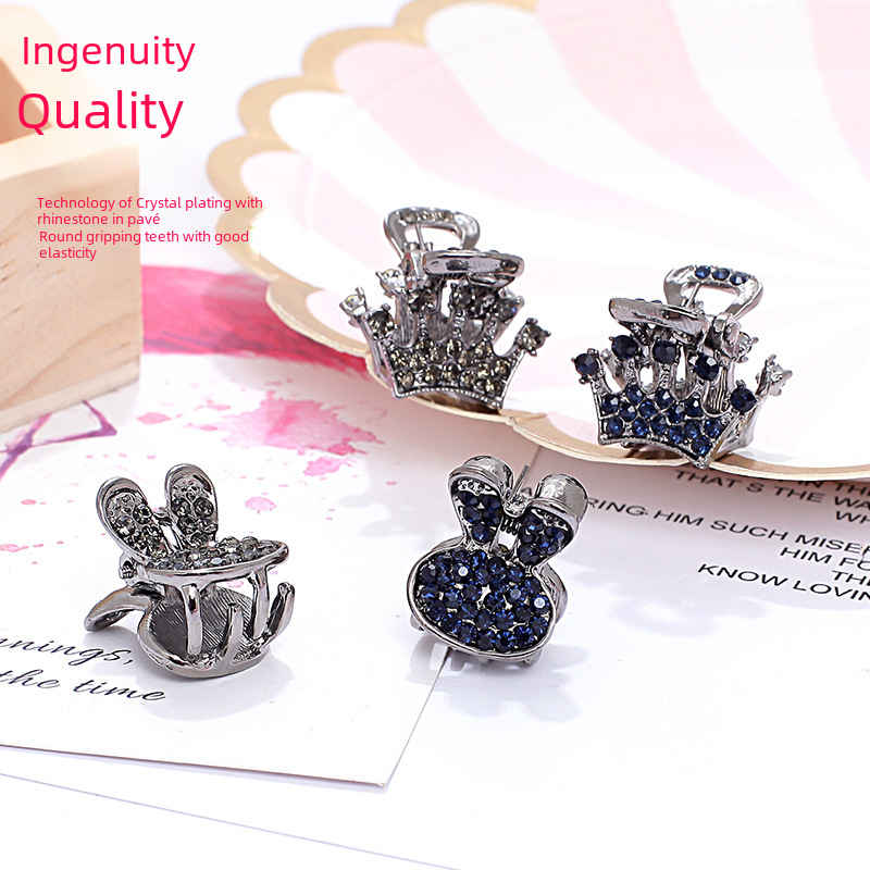 Fermaglio per capelli Fermaglio per capelli rosso Internet Fermaglio per capelli piccolo coreano carino per capelli da donna Fermaglio per capelli piccolo per la parte superiore della testa_voghion.com