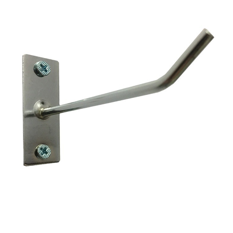 Estante de supermercado gancho de pared gancho de hierro accesorios de teléfono móvil gancho vitrina de madera con tornillos gancho de pared de clavo audaz