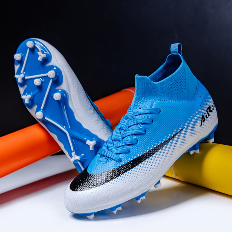 Zapatos de Fútbol de Caña Alta con Suela de TPU y Goma Ligeros para Césped Artificial y Terreno Natural image 5