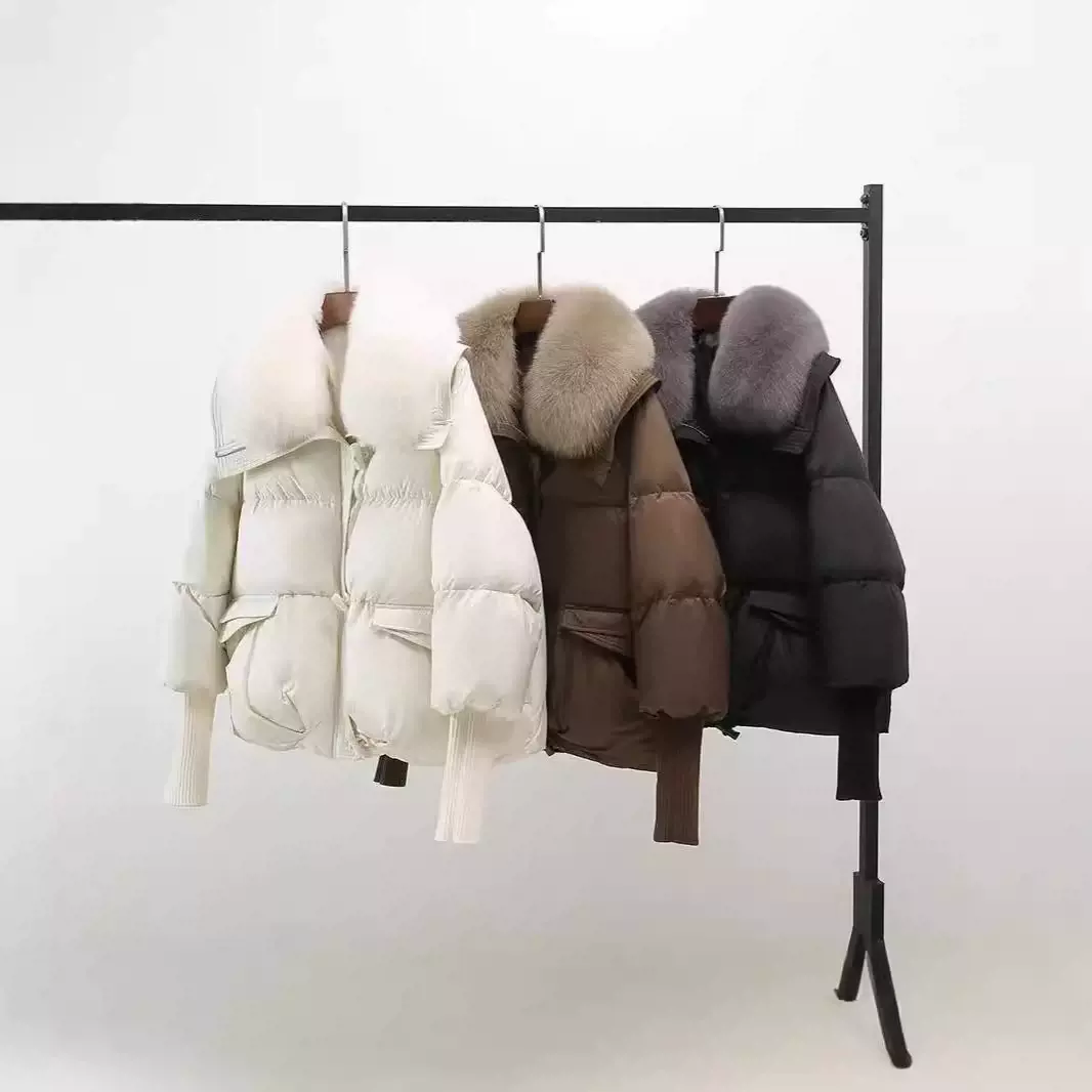 Down Jacket 棉衣女式亚马逊跨境货源短款秋冬大码加厚棉袄外套