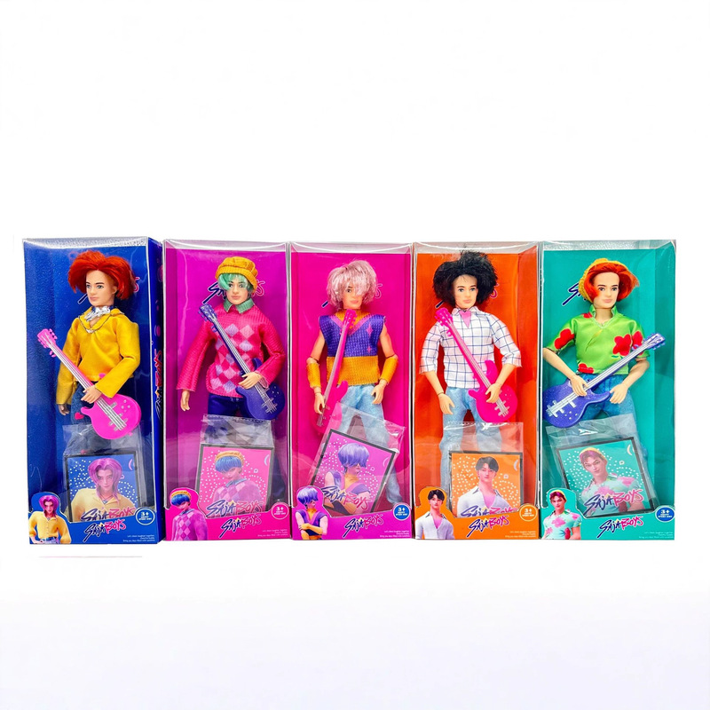 Cross-Border New K-Pop Hunter Boy Band 11.5inch Jointed Window Box Toy Ornaments Desktop Decoration Gifts Cross-Border New K-Pop Hunter Boy Band 11.5inch Jointed Window Box Toy Ornaments Desktop Decoration Gifts