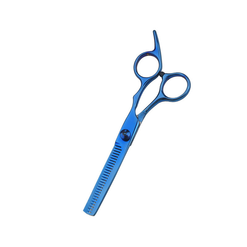 Tijeras para el cabello Tijeras para el cabello Tornillo blanco de 6 pulgadas Tijeras planas Tijeras para dientes Niños adultos para el hogar Tijeras para el cabello